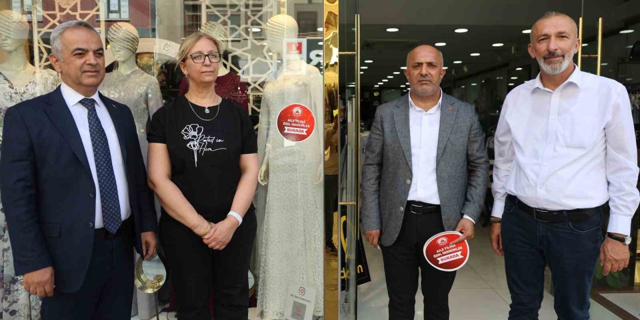 ’Aile Yılı’nın örnek davranışı esnaftan geldi