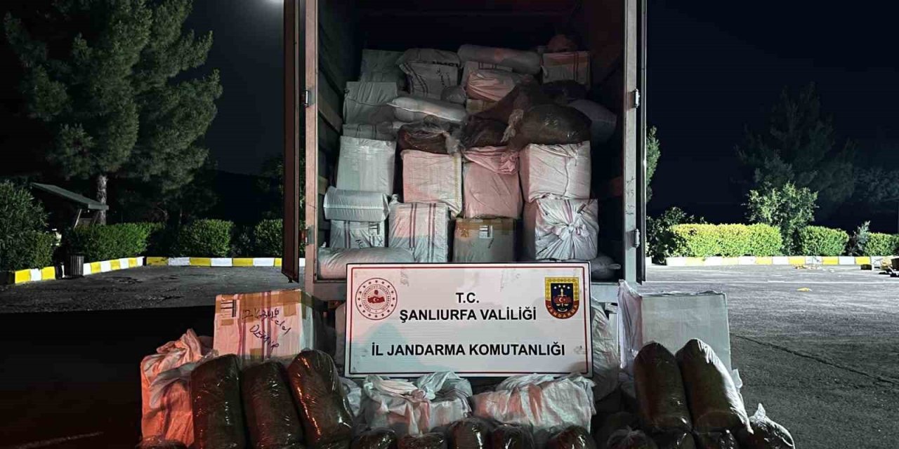 Şanlıurfa’da tütün ve alkol kaçakçılarına geçit yok