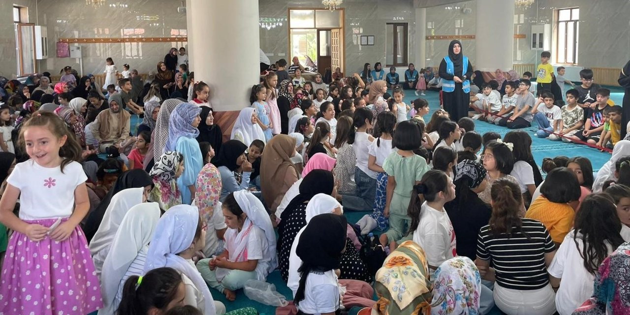 Camii çocuk buluşması yapıldı