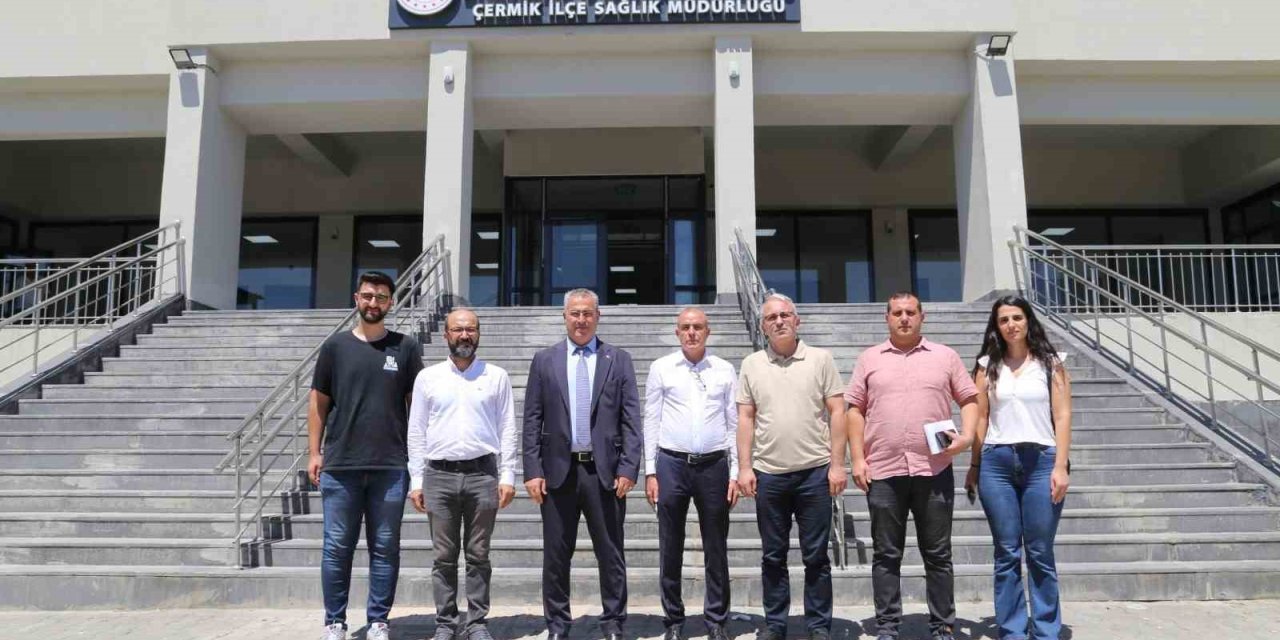 Çermik'te yapımı tamamlanan sağlık kompleksi açılışa gün sayıyor