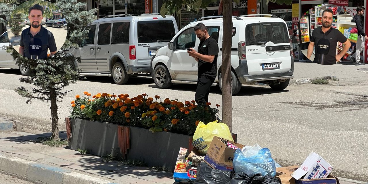 Yüksekova’da çöp sorunu tepki çekiyor