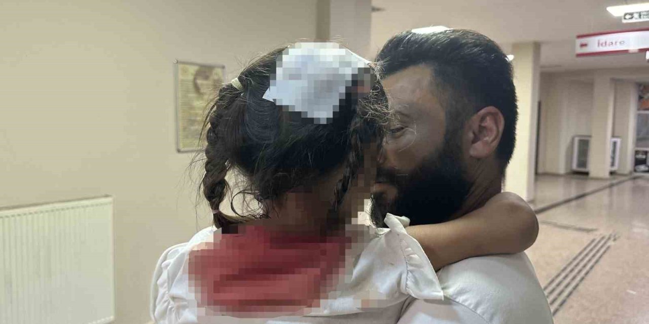 Yüksekova’da başından parke taşı düşen Avesta ölümden döndü