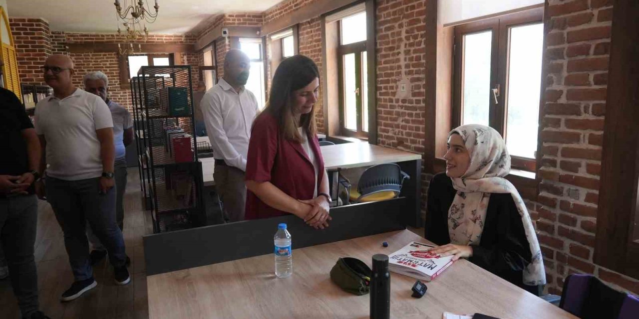 Başkan Bucak, etüt merkezleri ve kültürel alanlarında inceleme yaptı