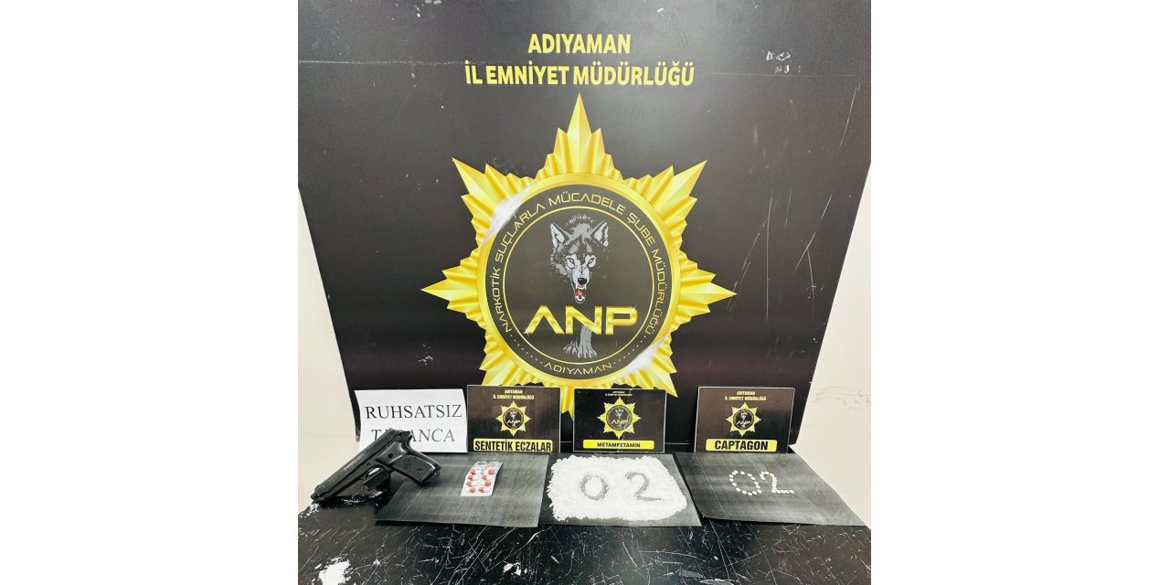 Adıyaman'da uyuşturucu operasyonunda yakalanan şahıs tutuklandı