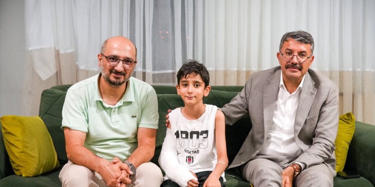 Vali Çelik’ten, Elyasa’ya geçmiş olsun ziyareti