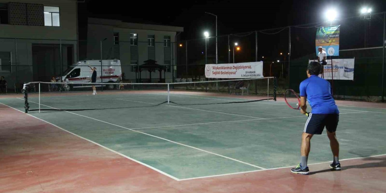 Diyarbakır İl Sağlık Müdürlüğü Tenis Turnuvası start verdi