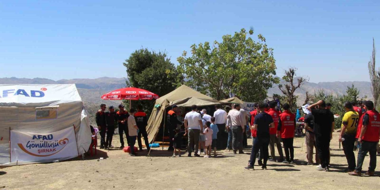 Şırnak AFAD gönüllüleri piknikte bir araya geldi