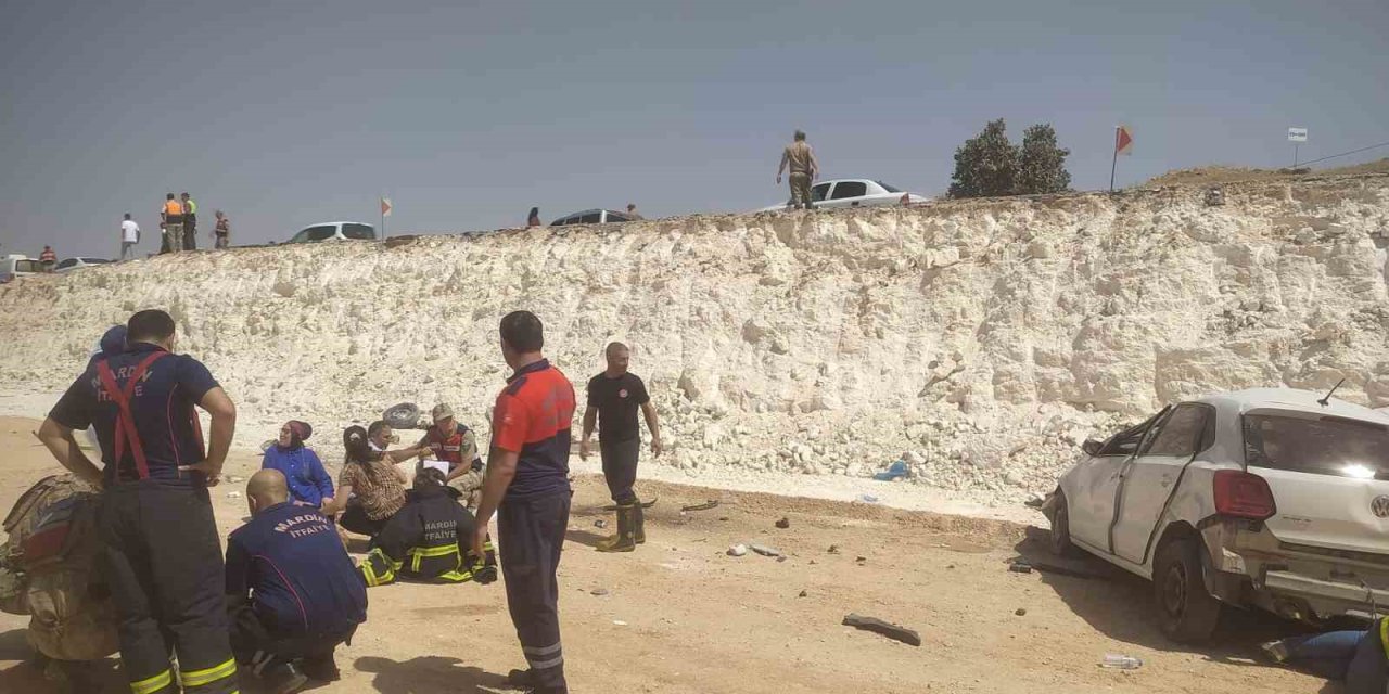 Mardin’de otomobil şarampole yuvarlandı: 1 ölü