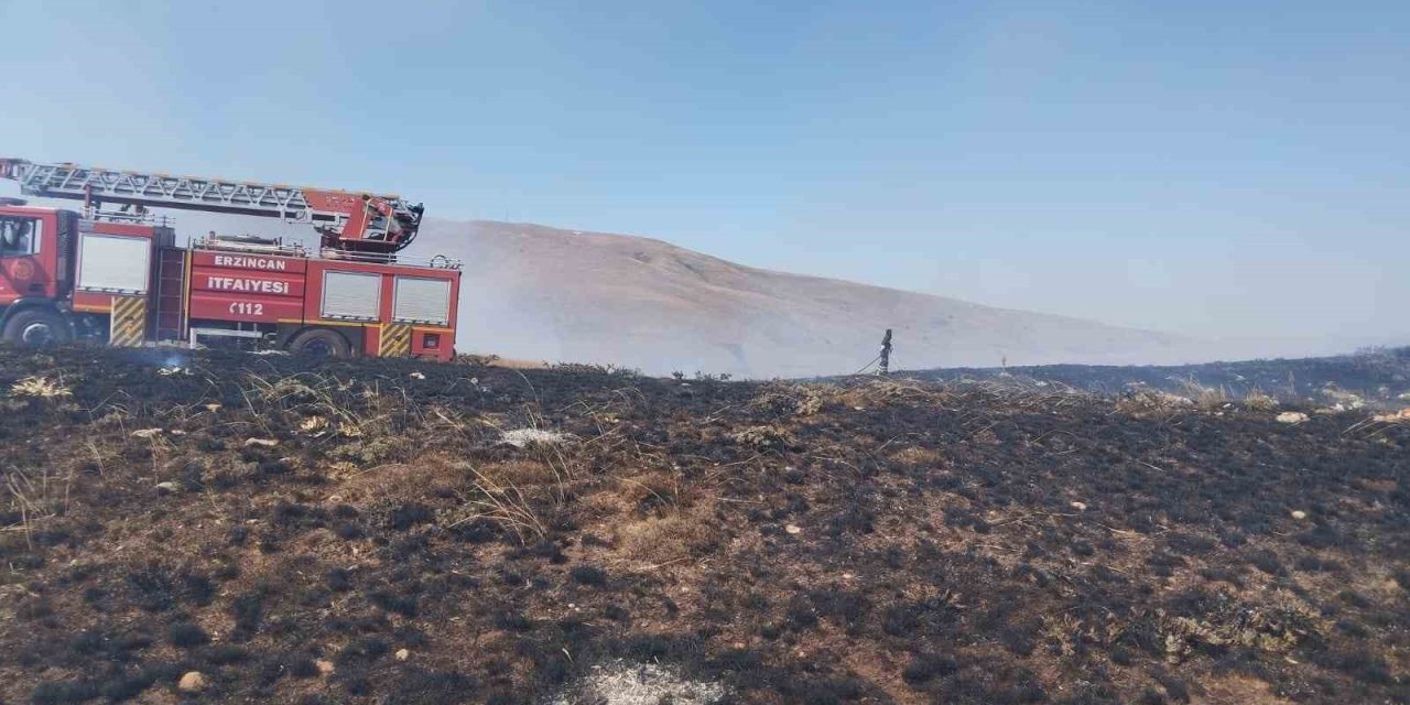 Ahmediye Geçidinde örtü yangını kontrol altına alındı