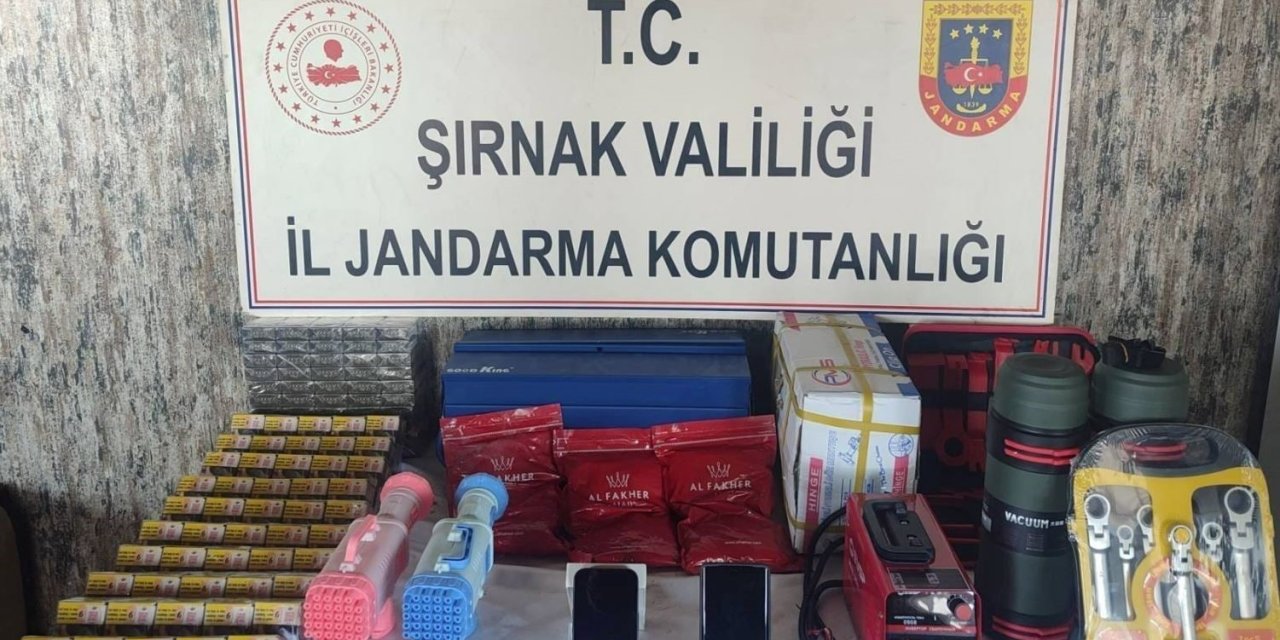 Şırnak’ta 8 milyon lira değerinde gümrük kaçağı ürünler yakalandı