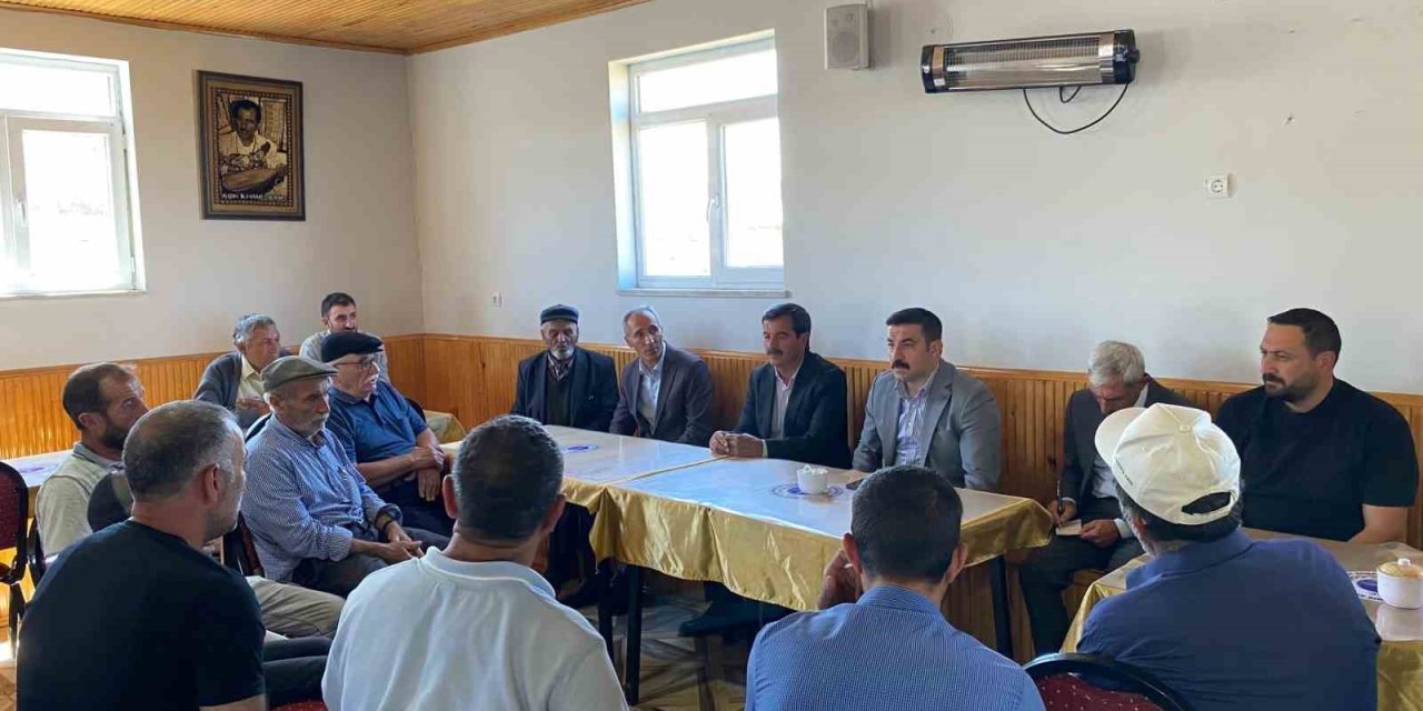 Arpaçay Kaymakamı Akköz,  köylerde incelemeler yaptı