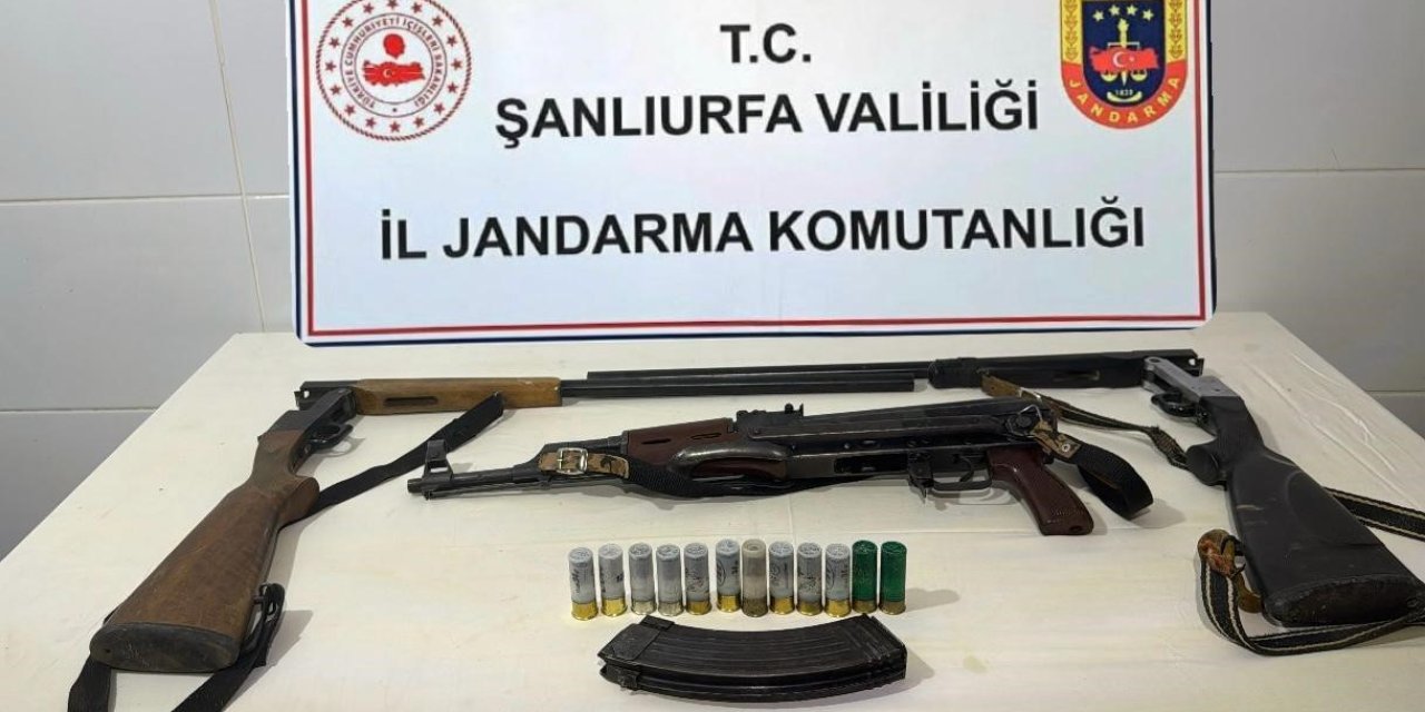 Şanlıurfa’da Ruhsatsız silah operasyonu: 3 kişi gözaltına alındı