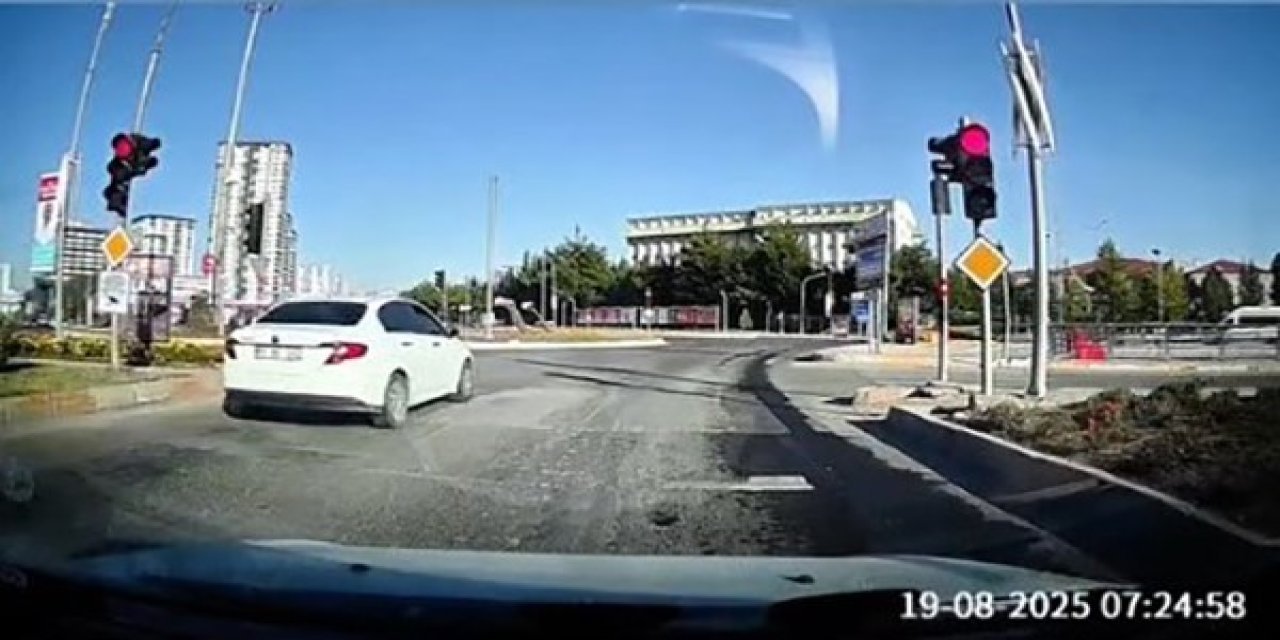 Sürücülerin kırmızı ışık ihlalleri kameralarda