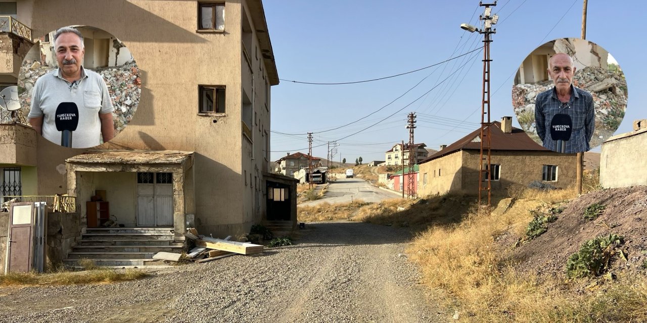Yüksekova Eski Kışla Mahallesi sakinlerinden asfalt talebi