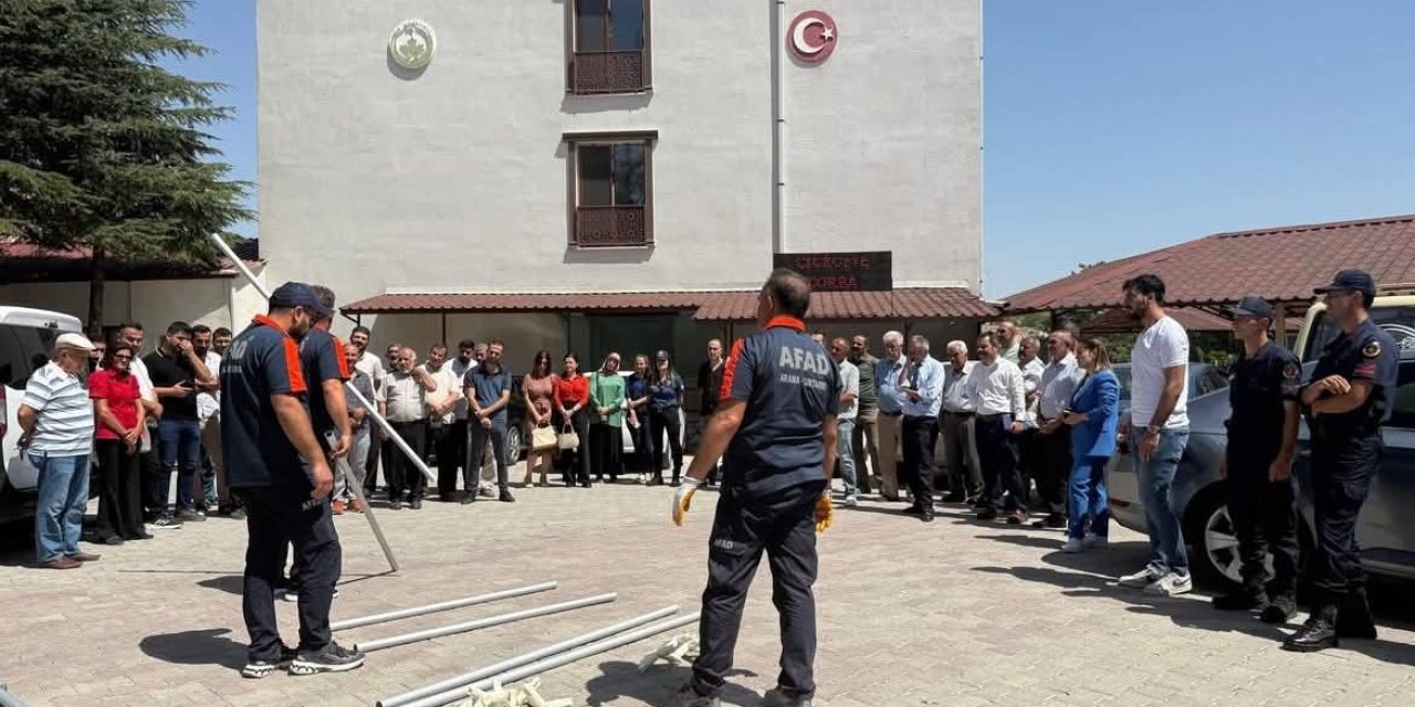 Elazığ’da afet farkındalık ve yangın eğitimi verildi