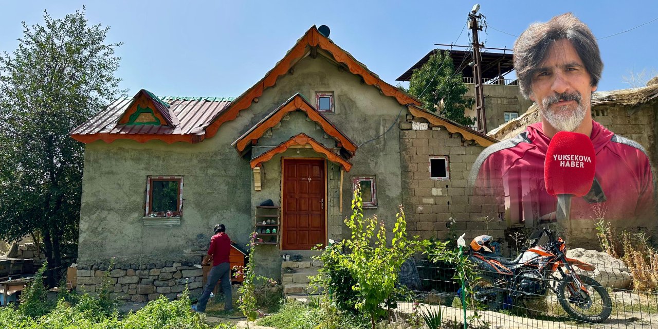 6 yıldır hurda ve dağlardan topladığı taşlarla “masal evi” inşa ediyor