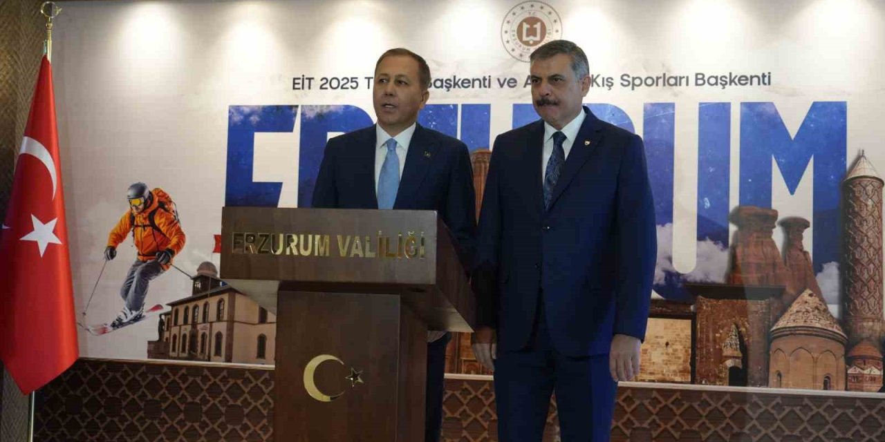 Bakan Ali Yerlikaya Erzurum’da