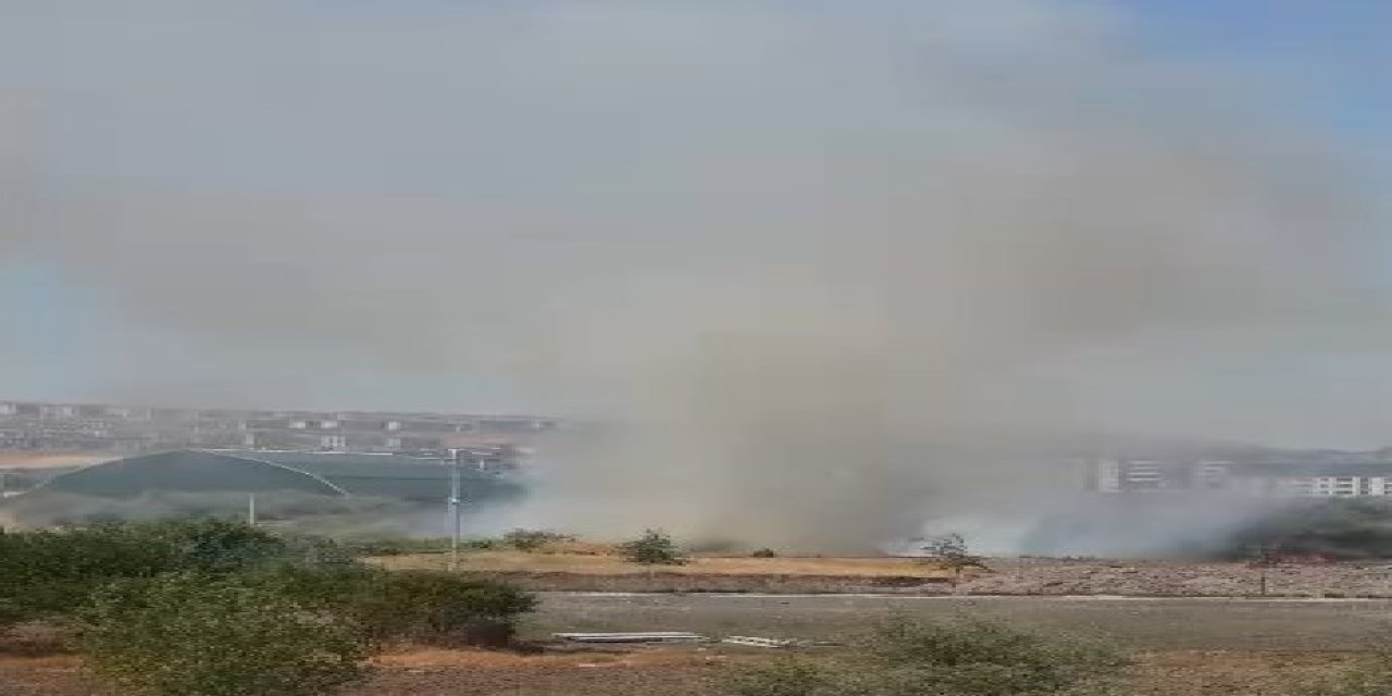 Elazığ’da otluk alanda çıkan yangın kontrol altına alındı