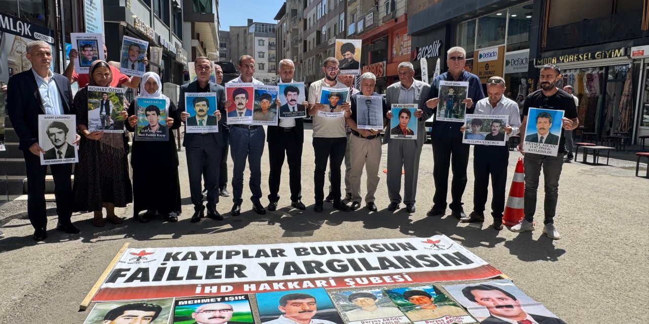 İHD Hakkâri ve kayıp yakınları 189. haftada da adalet talebini yineledi