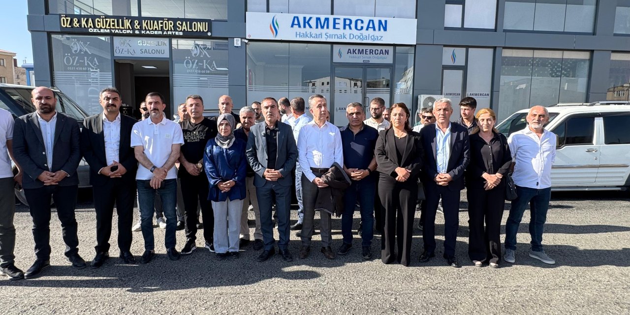 Yüksekova’da DEM Parti ve STK’lardan doğalgaz açıklamasına tepki