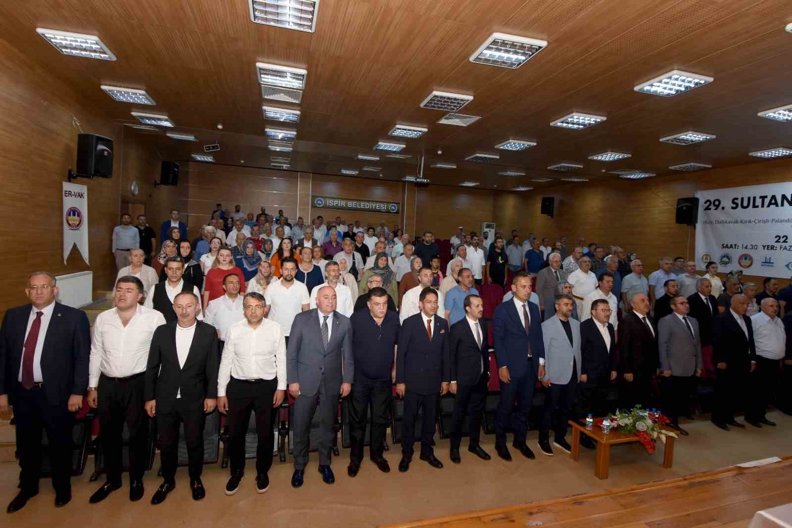 ERVAK 29. Sultan Sekisi toplantısını İspir’de yapıldı