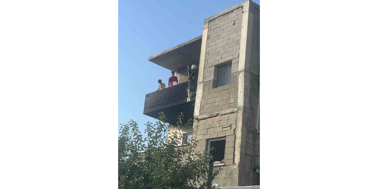 Van’da ev yangını