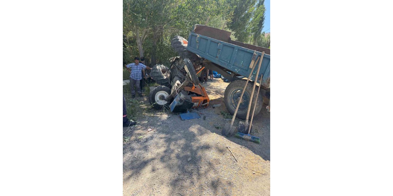 Malatya’da traktör kazasında 2 yaralı