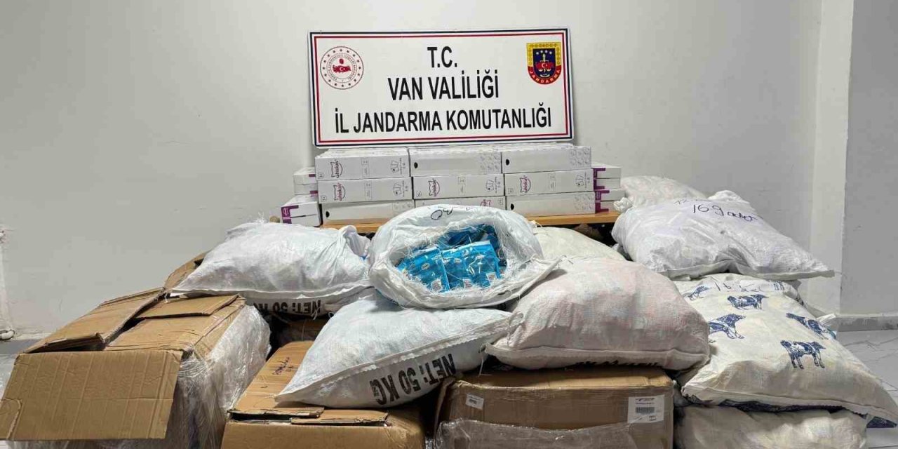 Van’da çok sayıda gümrük kaçağı malzeme ele geçirildi