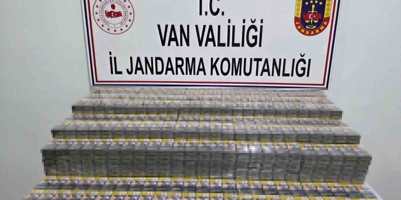 Van’da 6 bin 207 paket kaçak sigara yakalandı