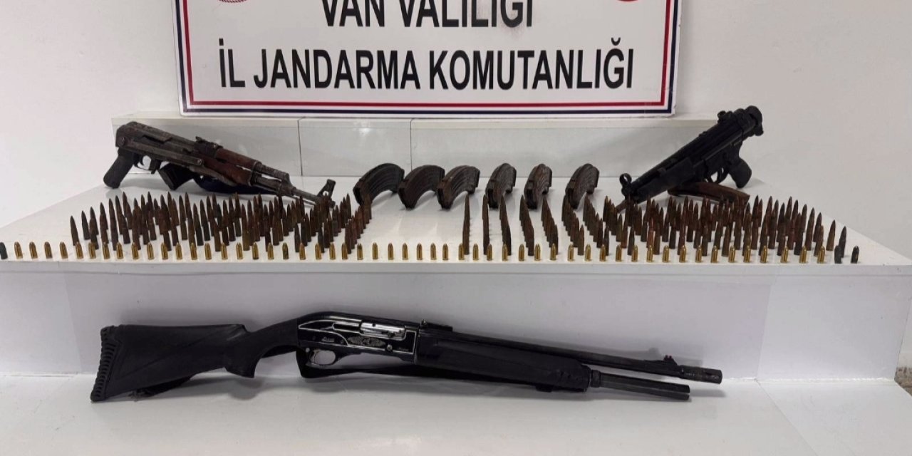 Van’da silah ve mühimmat ele yakalandı