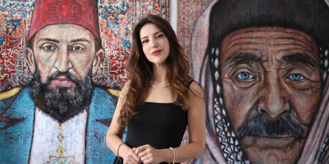 Elazığlı genç mühendis, halı üzerine portre çizimleriyle dünyada ilgi gördü