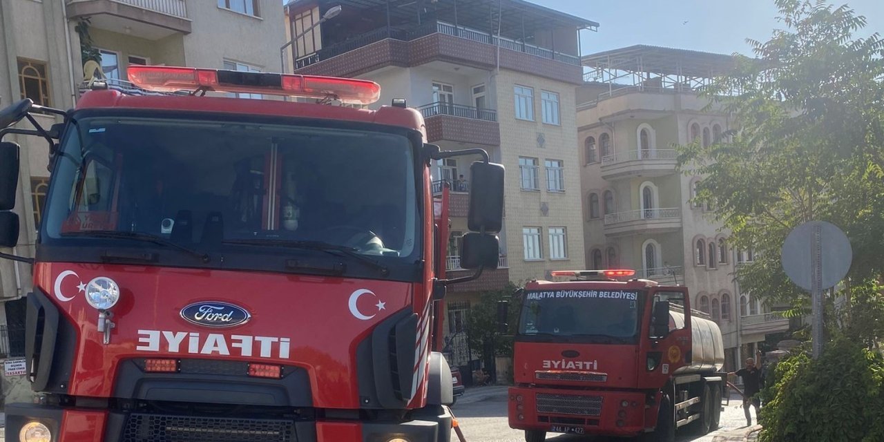 Malatya’da ev yangını korkuttu