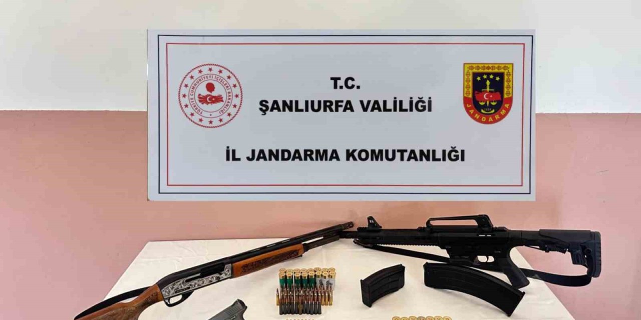 Şanlıurfa’da silah kaçakçılığı operasyonunda 1 gözaltı