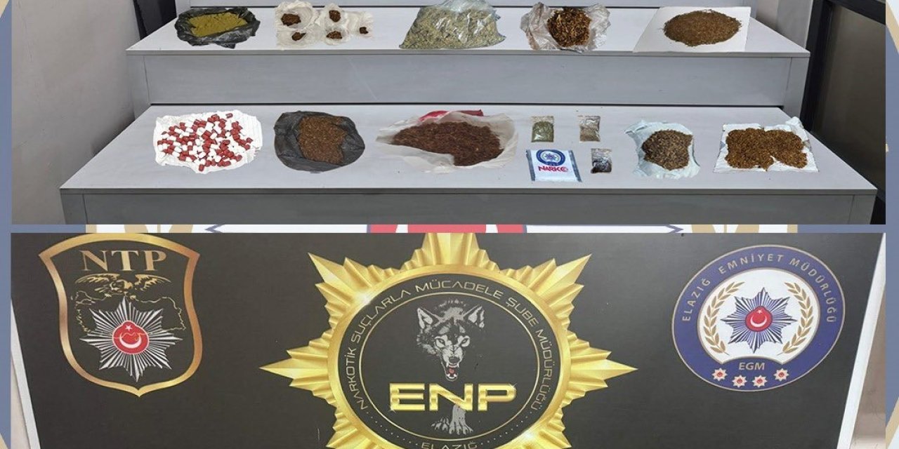 Elazığ’da uyuşturucu operasyonunda 5 şüpheli tutuklandı