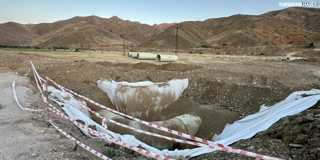 Yüksekova’da 535 milyon TL’lik sulama projesinde çalışmalar sürüyor