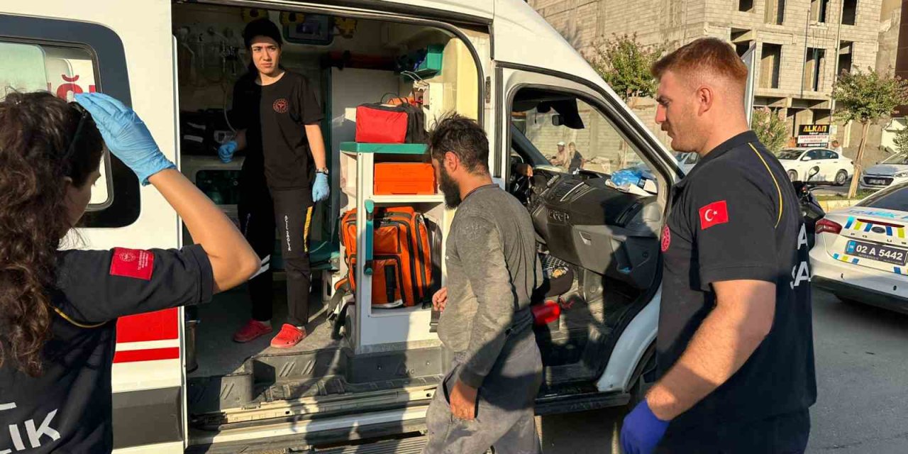 Kontrolden çıkan motosiklet devrildi: 1 kişi yaralandı