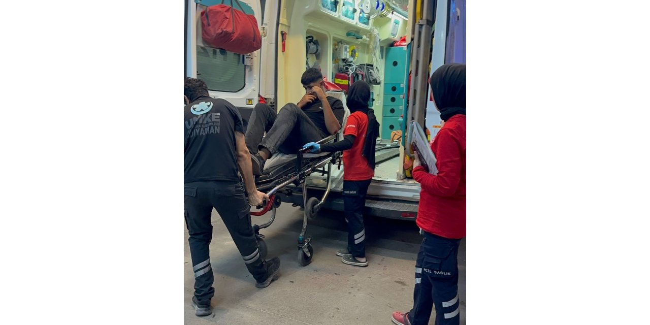 Adıyaman'da devrilen motosikletin sürücüsü yaralandı