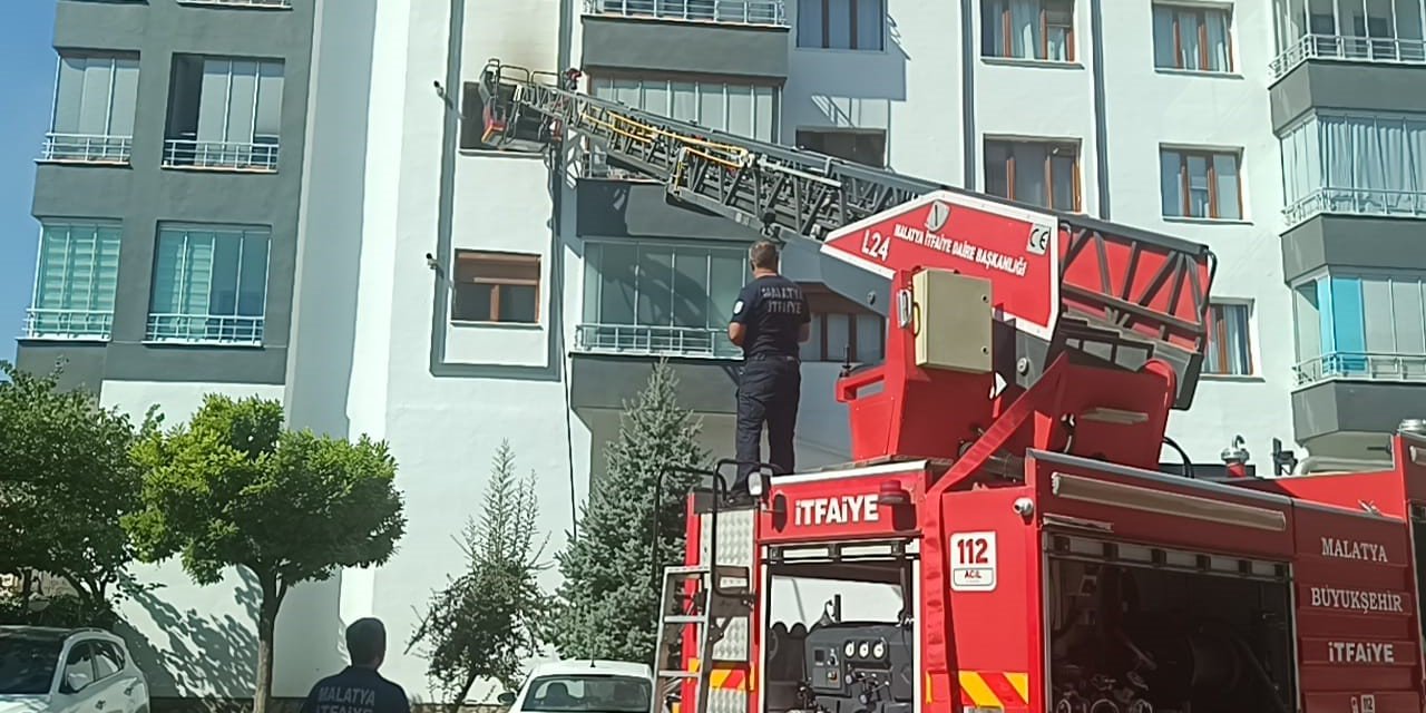 Malatya’da ev yangını korkuttu