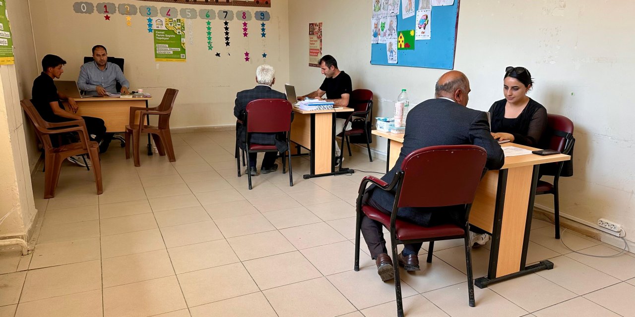 Yüksekova’da tarım sayımı çalışmaları devam ediyor