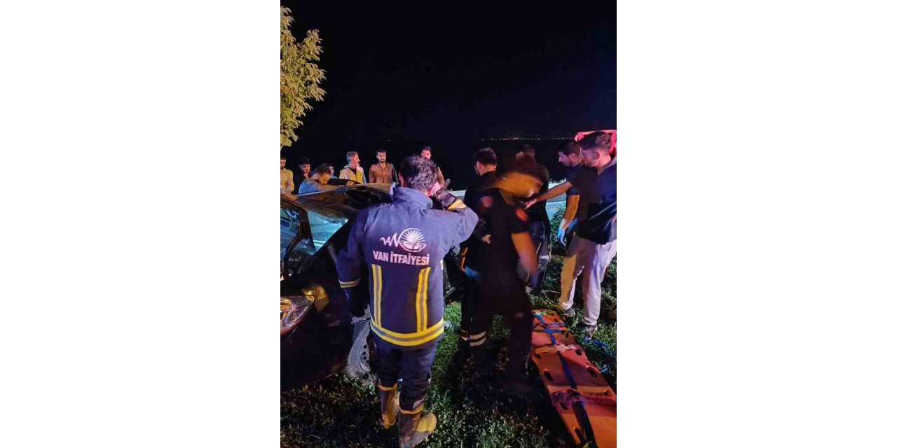 Van’da trafik kazasında 1 yaralı