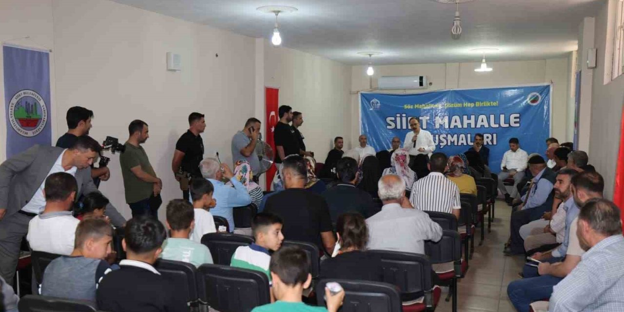 Siirt’te 18. mahalle buluşması yapıldı