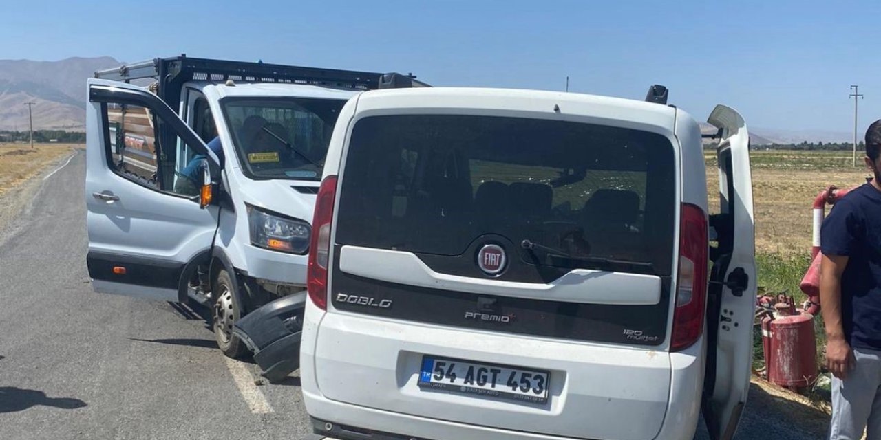 Muş’ta trafik kazasında 1 yaralı