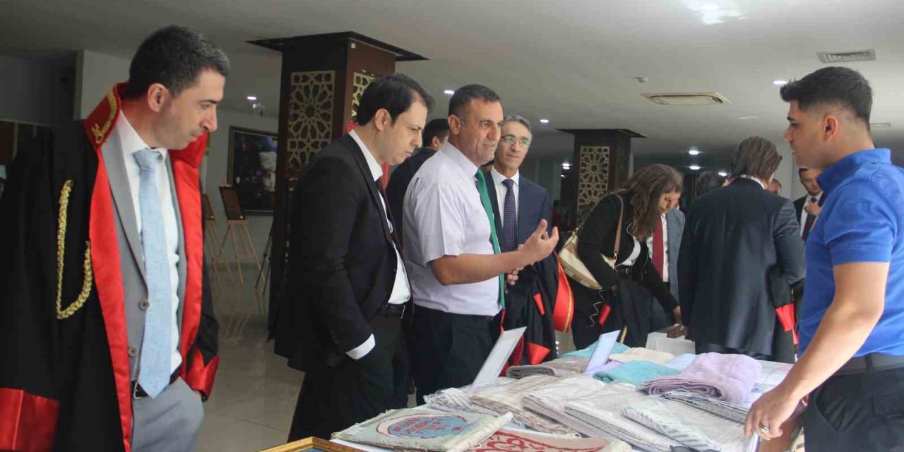 Şanlıurfa'da adli yıl açılışında mahkumların sergisi büyük beğeni aldı