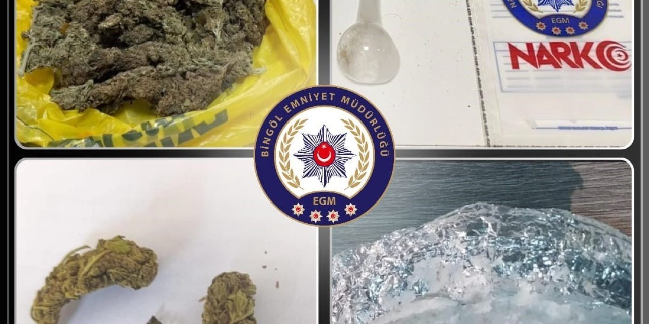 Bingöl’de uyuşturucuyla mücadele: 1 kişi tutuklandı