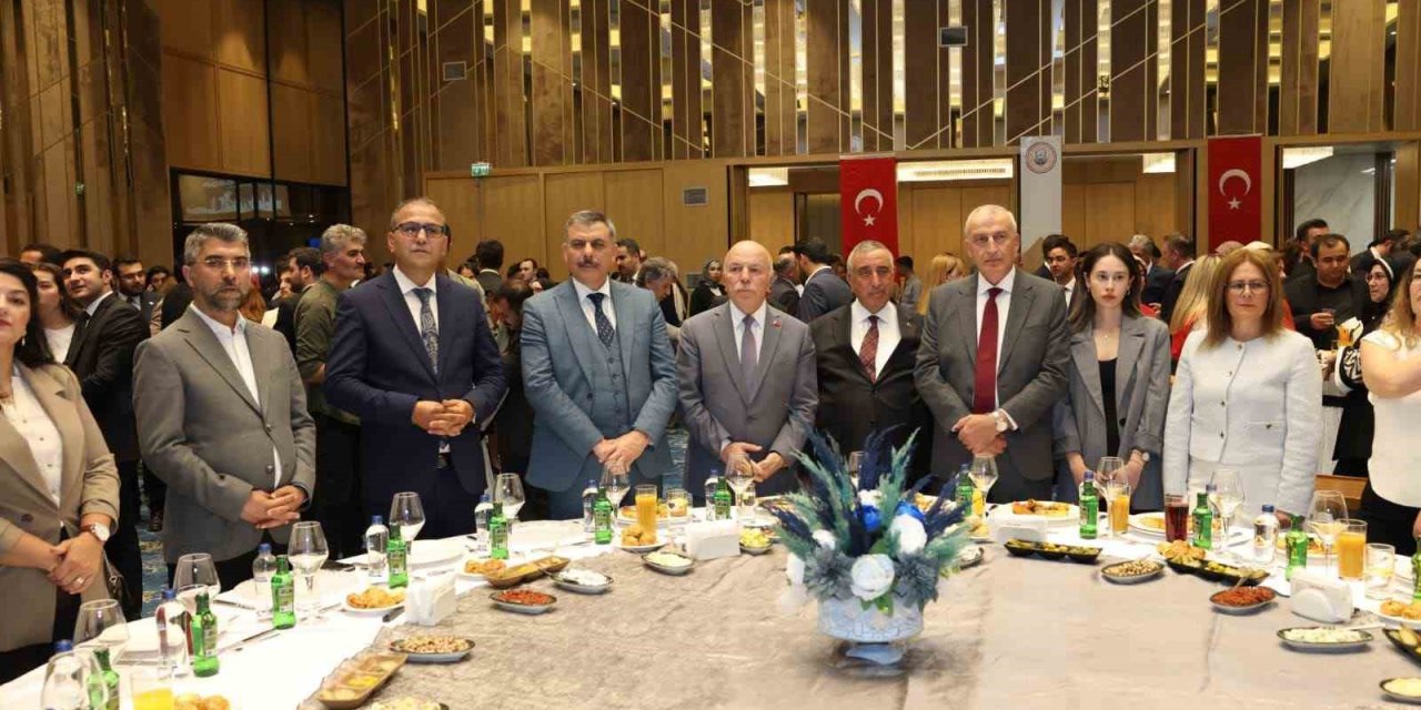 Yargı mensupları resepsiyonda görüştü