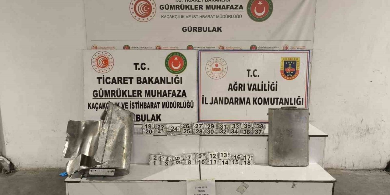 Ağrı’da tırın yakıt deposunda 11 kilo eroin yakalandı