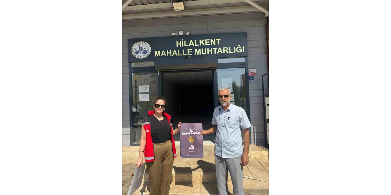 Elazığ’da kadına yönelik şiddetle mücadele bilgilendirmeleri