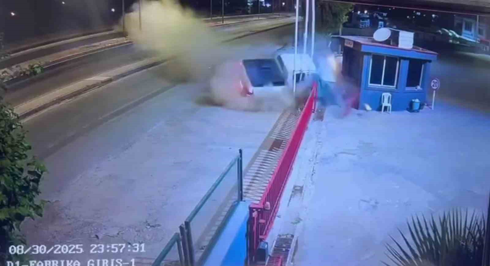 Şırnak’ta 1 kişinin yaralandığı kaza kameralarda