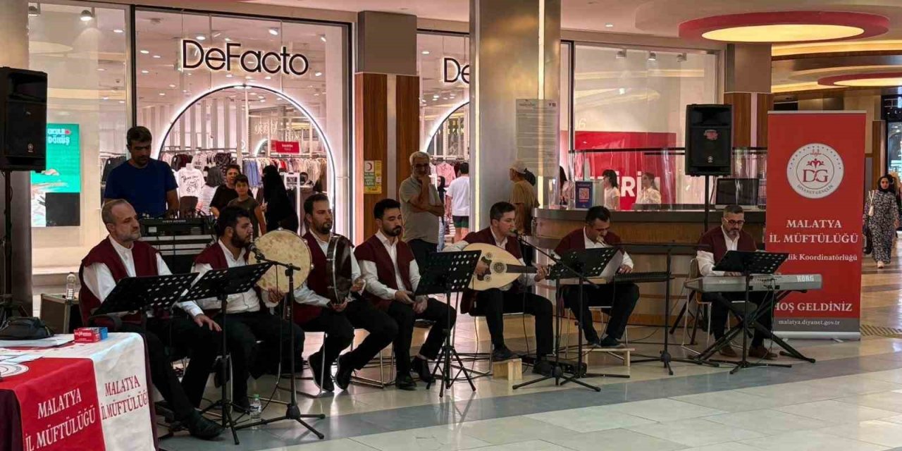 MalatyaPark AVM’de Mevlit Kandili programı yapıldı