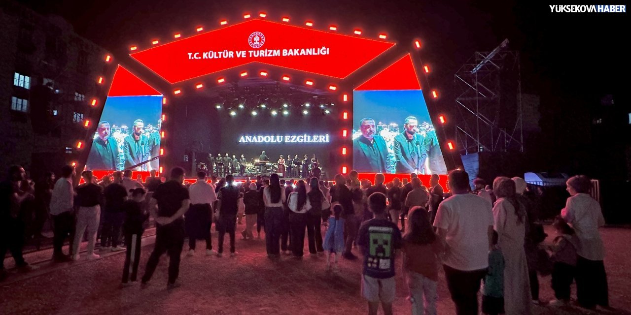 Yüksekova’da Bir Anadolu Şenliği’nin 6. gün etkinlikleri tamamlandı